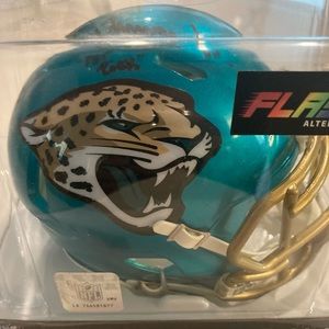 Travon Walker Signed Inscribed “1st Pick” Jacksonville Jaguars Mini Helmet BAS